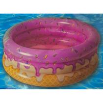 Piscina Inflável Infantil de 88 litros modelo sorvete Piscina Inflável Infantil de 88 litros modelo sorvete