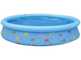 Piscina Inflável Infantil Estampa Divertida 1.000Lts 1,68mx51cm Bel Piscina Inflável Infantil Estampa Divertida 1.000Lts 1,68mx51cm Bel