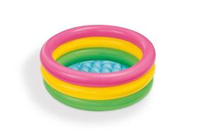 Piscina Inflável Infantil Intex Bebê Colorida Pvc Sunset 34L
