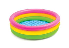 Piscina Inflável Infantil Intex Bebê Colorida PVC Sunset 56L