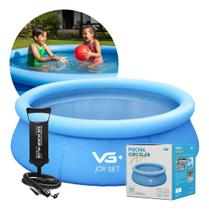 Piscina Inflável Joy Set 1000L Circular 183cm com Bomba VG Plus