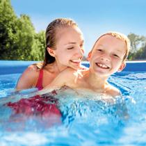 Piscina Inflável Joy Set 2490L Circular 240cm Azul VG Plus