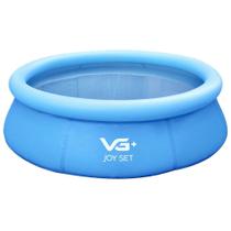 Piscina Inflável Joy Set 2490L Circular 240Cm Azul Vg Plus