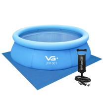 Piscina Inflável Joy Set 4760l Circular 300cm com Forro Bomba Vg Plus