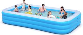 Piscina Inflável Lylting Extra Grande 145x74x56cm - Capacidade para 10 Pessoas