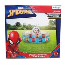 Piscina Inflável Marvel Spider-man 70L 75x22cm DYIN-219 - Etitoys