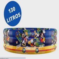 Piscina Inflável Mickey 130 Litros Etitoys 97x20cm