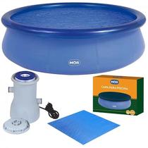 Piscina Inflável Mor Splash Fun 4600L Combo 220V - Código 370258