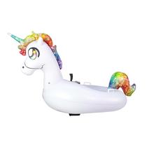 Piscina inflável motorizada Float PoolCandy Tube Runner Unicorn