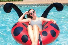 Piscina inflável Party Float Poolmaster Lady Bug Piscina inflável Party Float Poolmaster Lady Bug