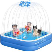 Piscina inflável Pawtners Piscina de pulverização inflável para crianças e animais de estimação Piscina inflável Pawtners Piscina de pulverização inflável para crianças e animais de estimação