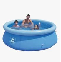 Piscina Inflável Redonda 1.900 Litros Diversão Garantida para o Verão da Fa Piscina Inflável Redonda 1.900 Litros Diversão Garantida para o Verão da Fa