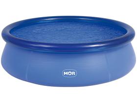Piscina Inflável Redonda 2.400 Litros Mor Azul