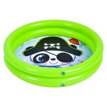 Piscina Inflável Redonda 20 Litros Banho Bebe Panda Verde