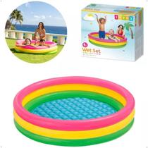 Piscina Inflável Redonda Intex Sunset Glow 275 Litros Colors