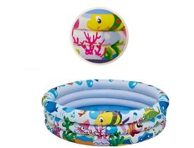 Piscina Inflável Reforçada Redonda 135 litros 107cm x 25 cm Piscina Inflável Reforçada Redonda 135 litros 107cm x 25 cm