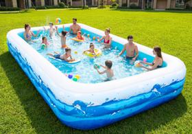 Piscina Inflável RUANSZZ 420x193x56 cm Estampa Animal Piscina Inflável RUANSZZ 420x193x56 cm Estampa Animal