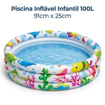 Piscina Inflável Vari Tudo Infantil 100L Redonda 91cm Fácil de Montar Jardim Quintal Varanda Premium Piscina Inflável Vari Tudo Infantil 100L Redonda 91cm Fácil de Montar Jardim Quintal Varanda Premium