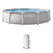 Piscina Intex 366 cm x 76 cm Prism Frame com bomba Piscina Intex 366 cm x 76 cm Prism Frame com bomba