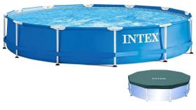 Piscina Intex 5000 litros estrutural STD com CAPA