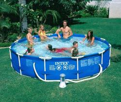 Piscina Intex 6503 Litros com Bomba Filtrante 2006 LH 110v + CAPA