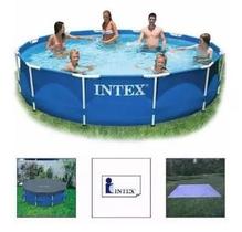 Piscina Intex 6503 Litros Estrutural Armação Standard com Capa e Forro