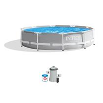 Piscina Intex Prism Frame Premium 10 pés x 30 polegadas 1185L