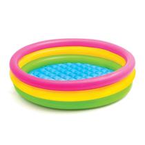 Piscina Intex Sunset Glow 114x25cm Inflável Macia 3+