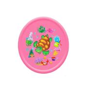 Piscina Lagoa com Chafariz Inflável Infantil/PET Rosa