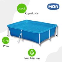 Piscina MOR 2000 Litros - 1004 - Azul