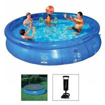Piscina Mor 9000 Litros Inflável com Bomba de Inflar e Capa