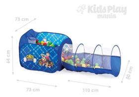 Piscina P/Bolinhas Com Basket Tunel S/Bolinha Caes Em Acao R