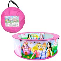 Piscina para bolinhas dobravel piquenique das princesas 30x90cm de ø na bolsa - DM BRASIL Piscina para bolinhas dobravel piquenique das princesas 30x90cm de ø na bolsa - DM BRASIL