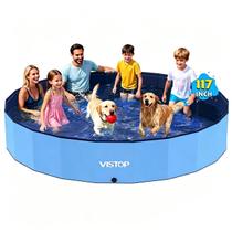 Piscina para Cachorro VISTOP Jumbo Dobrável 297 cm x 40 cm Azul Piscina para Cachorro VISTOP Jumbo Dobrável 297 cm x 40 cm Azul