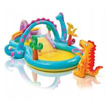 Piscina Playground Infantil Mundo Encantado dos Dinossauros 290 Litros Intex Piscina Playground Infantil Mundo Encantado dos Dinossauros 290 Litros Intex