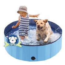 Piscina Plegable para Perros Eooqi Bañera Portátil para Mascotas 100x30 cm Azul Piscina Plegable para Perros Eooqi Bañera Portátil para Mascotas 100x30 cm Azul