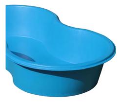 Piscina Polietileno Azul 500 Litros Feijao Afort