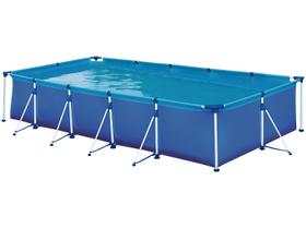 Piscina Premium Estruturada 6200 7600 10000 Litros Azul Retangular Mor