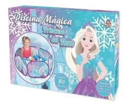 Piscina Princesa Da Neve Com 80 Bolinhas 9500 - Braskit