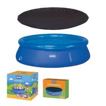 Piscina Redonda 3400 Litros Inflável Splash Fun com Capa Mor