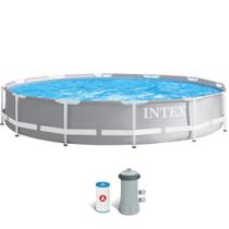 Piscina Redonda Armação de Metal 6.503l C/ Bomba Prism Intex