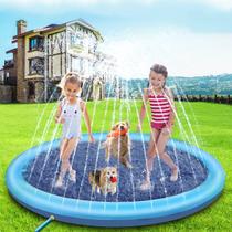 Piscina Redonda C/ Chafariz Jato D'Água Para Infantil Crianças e Animais de Estimação Cachorro Pets