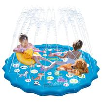 Piscina Redonda Esteira Com Chafariz Jato DÁgua Para Infantil Bebês Crianças e Animais de Estimação Cachorro Pets Piscina Redonda Esteira Com Chafariz Jato DÁgua Para Infantil Bebês Crianças e Animais de Estimação Cachorro Pets