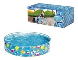 Piscina Redonda Infantil Férias Verão Rígida 435l Premium