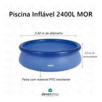 Piscina Redonda Inflável 2400 Litros - Mor