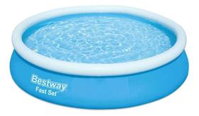 Piscina Redonda Inflavel 5.377l Com Filtro 127v - Bestway Piscina Redonda Inflavel 5.377l Com Filtro 127v - Bestway