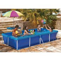 Piscina Retangular 3000 Litros Estruturada Mor Piscina Retangular 3000 Litros Estruturada Mor