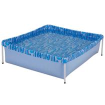 Piscina Retangular Estrutural 400L Comprimento 1,15m Largura 1,06m Altura 33cm Mor