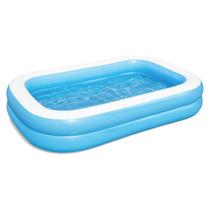Piscina Retangular Inflável 778L Azul Branco Nautika
