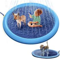 Piscina Tapete Chafariz Inflavel Agua Pet Animais Cachorro Crianças Infantil Divertido Sol Dias Quentes Veraneio Jardim Quintal Varanda Lazer Piscina Tapete Chafariz Inflavel Agua Pet Animais Cachorro Crianças Infantil Divertido Sol Dias Quentes Veraneio Jardim Quintal Varanda Lazer